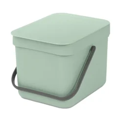 Brabantia Sort en Go afvalbak 6 liter Jade Green
