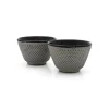 Bredemeijer Asia Jang theemok gietijzer Concrete Grey 2 stuks