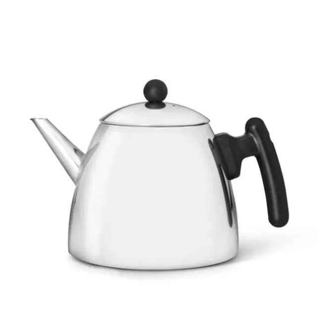 Bredemeijer Duet Classic theepot 1,2 liter rvs zwart