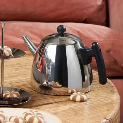 Bredemeijer Duet Classic theepot 1,2 liter rvs zwart