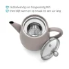 Bredemeijer Duet Eva theepot 500 ml rvs Concrete Grey