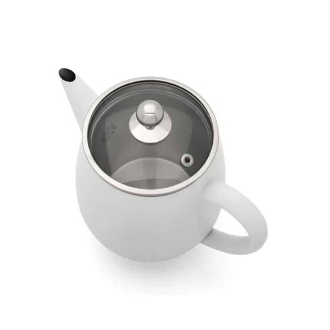 Bredemeijer Duet Eva theepot 1,1 liter mat wit