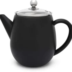 Bredemeijer Duet Eva theepot 1,1 liter mat zwart