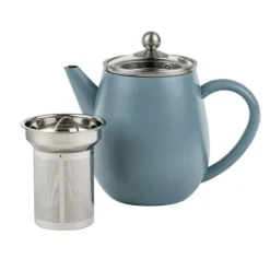 Bredemeijer Duet Eva theepot 500 ml rvs Matt Blue