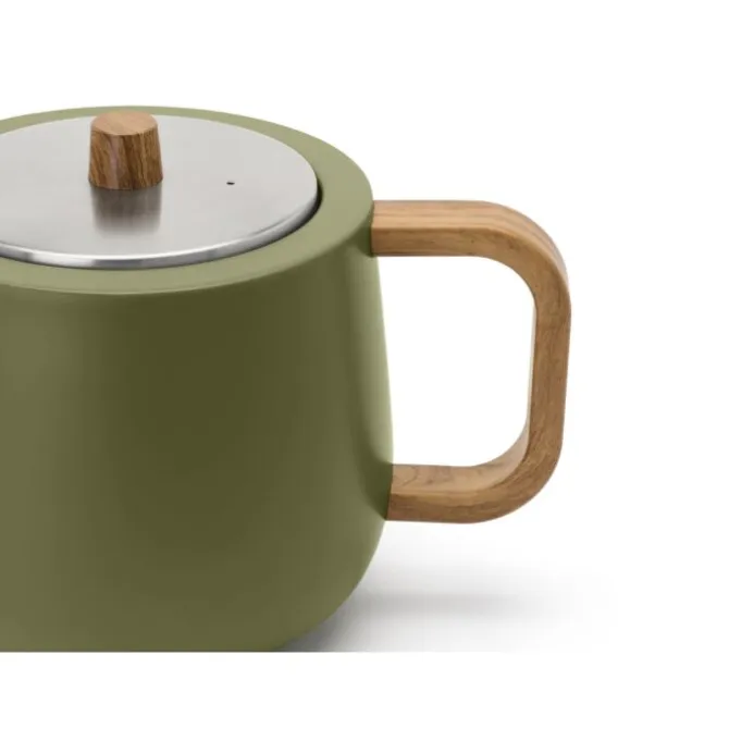 Bredemeijer Duet Facet theepot 1,1 liter Khaki