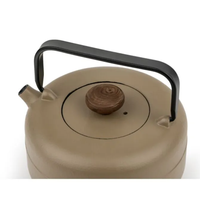 Bredemeijer Henan theepot 750 ml gietijzer beige