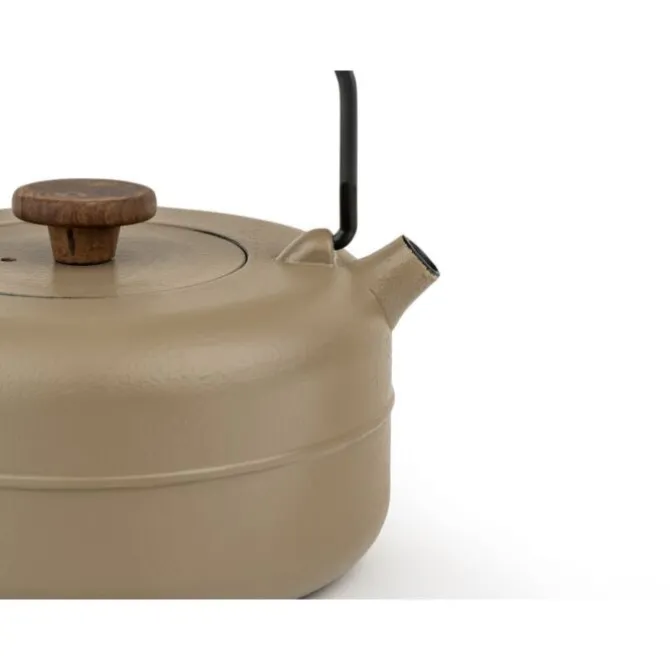Bredemeijer Henan theepot 750 ml gietijzer beige