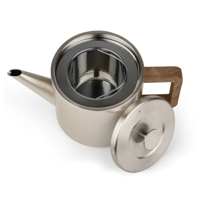 Bredemeijer Narvik theepot 1,1 liter rvs Champagne