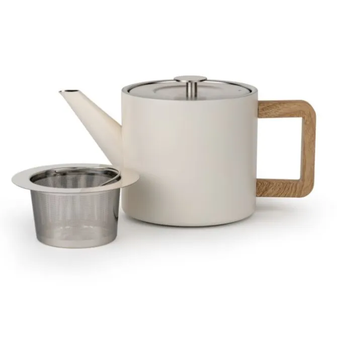 Bredemeijer Narvik theepot 1,1 liter rvs Warm White