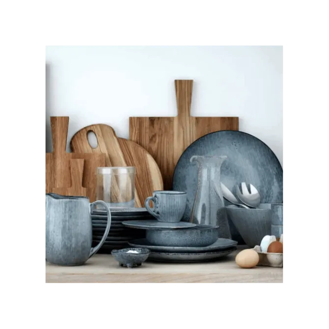 Broste Copenhagen Nordic Sea diep bord ø 29 cm aardewerk blauw