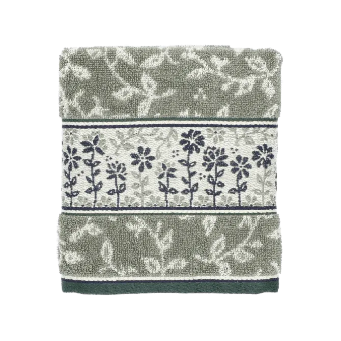 Bunzlau Castle Daydream Dark Green handdoek 53 x 60 cm
