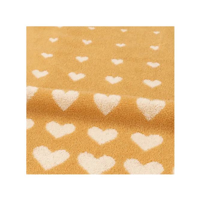 Bunzlau Castle Hearts Yellow handdoek 53 x 60 cm