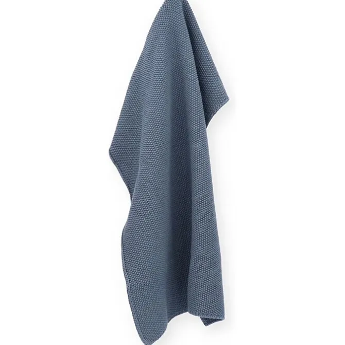 Bunzlau Castle Organic Home handdoek 60 x 40 cm katoen Blue