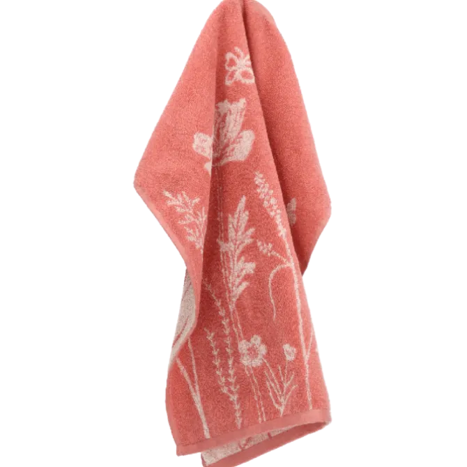 Bunzlau Castle Wild Flower Pink handdoek 53 x 60 cm