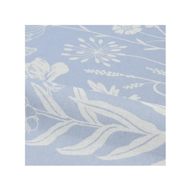 Bunzlau Castle Wild Flowers Grey-Blue theedoek 65 x 65 cm