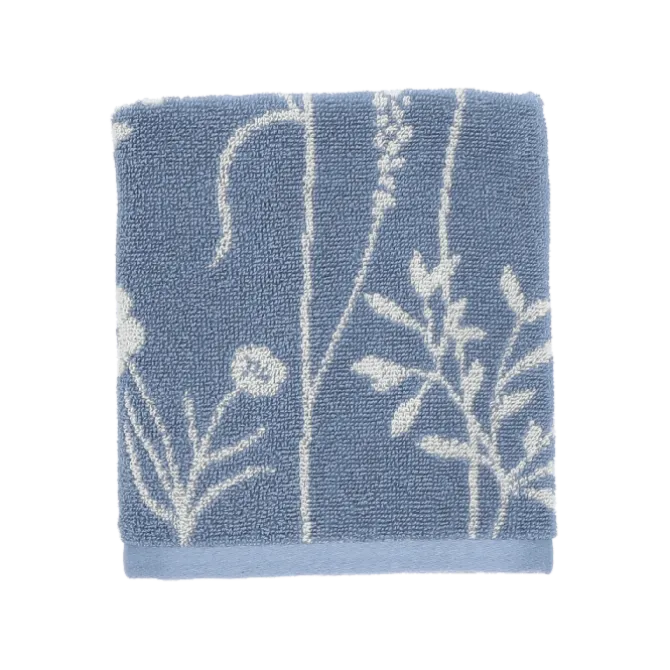 Bunzlau Castle Wild Flowers Grey-Blue handdoek 53 x 60 cm