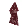 Bunzlau Castle Wild Flowers handdoek 53 x 60 cm katoen Burgundy