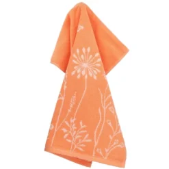 Bunzlau Castle Wild Flowers handdoek 53 x 60 cm katoen oranje