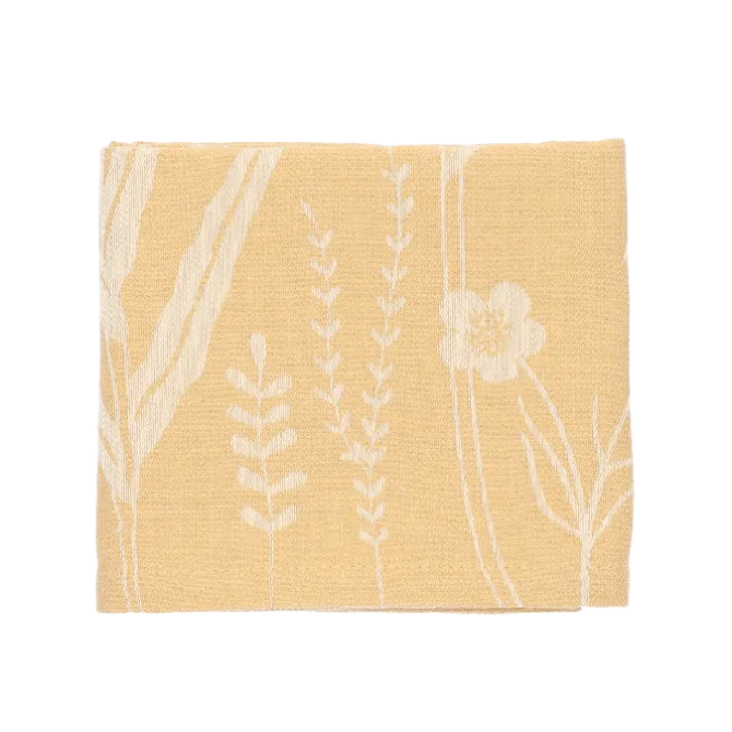 Bunzlau Castle Wild Flowers Yellow theedoek 65 x 65 cm