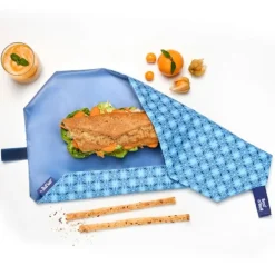 by Roll'eat Boc'n'Roll Vintage herbruikbaar boterhamzakje 54 x 32 cm Bloom