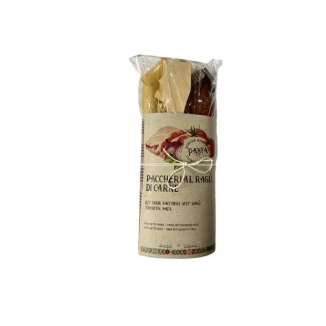 Casarecci di Calabria Pastakit Paccheri al Ragù di Carne