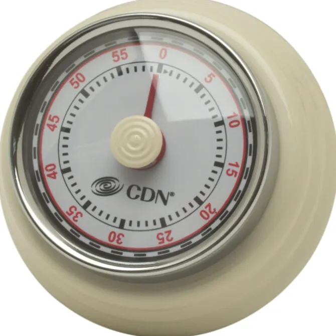 CDN Compact kookwekker ø 5,1 cm metaal gebroken wit