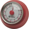 CDN Compact kookwekker ø 5,1 cm metaal rood