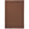 Charvet BISTROT theedoek 51 x 80 cm linnen geblokt Sage