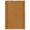 Charvet COUNTRY theedoek 75 x 52 cm linnen donkergeel met donkere streep