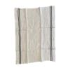 Charvet COUNTRY theedoek 52 x 70 cm linnen wit met donkere streep