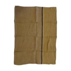 Charvet DUBLIN theedoek 70 x 50 cm linnen oker geel gecombineerd