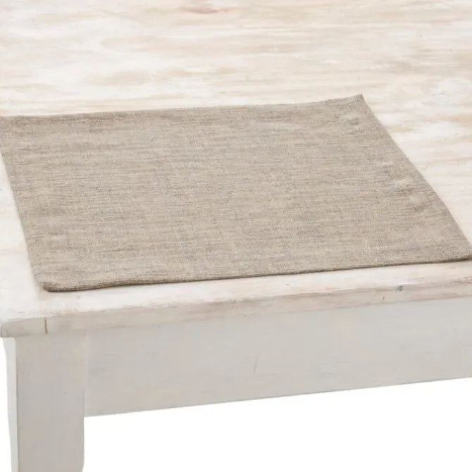 Charvet PEPITE placemat 48 x 35 cm linnen naturel/beige
