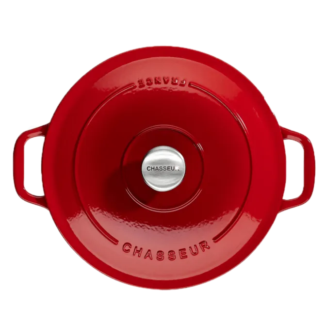 Chasseur braadpan 8,8 liter ø 32 cm gietijzer rood
