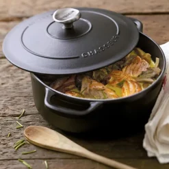 Chasseur braadpan 6,1 liter ø 28 cm gietijzer mat zwart