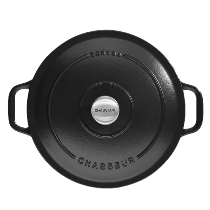 Chasseur braadpan 6,1 liter ø 28 cm gietijzer mat zwart