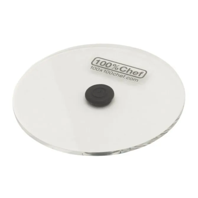 100% Chef Aladin rookdeksel met ventiel ø 12 cm glas