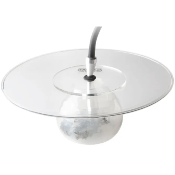 100% Chef Aladin rookdeksel met ventiel ø 12 cm glas