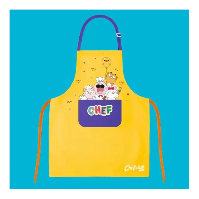 Chefclub kinderschort geel