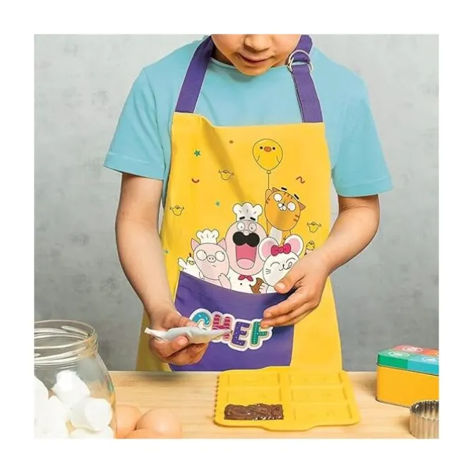 Chefclub kinderschort geel