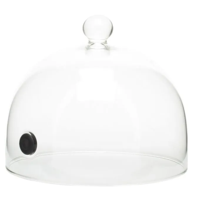 100% Chef Rubi rookstolp met ventiel ø 18 cm glas