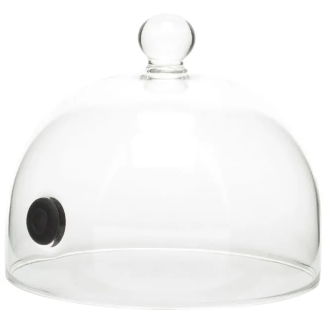 100% Chef Rubi rookstolp met ventiel ø 14 cm glas