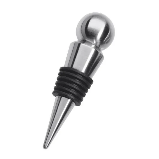 Cilio Burgunder wijnstop ø 2,3 cm h 9 cm rvs