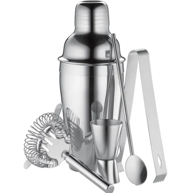 Cilio cocktailset rvs 5-delig