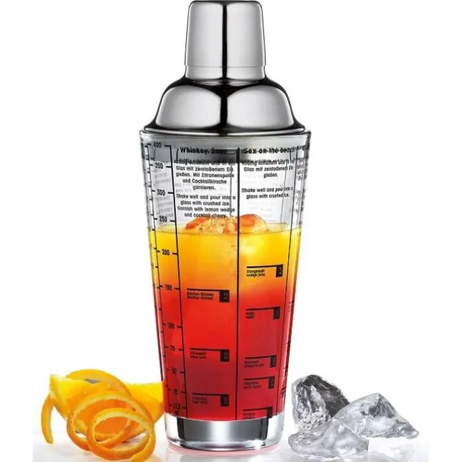 Cilio Cosmopolitan cocktailset rvs 5-delig