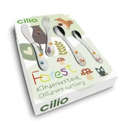 Cilio Forest kinderbestek rvs 4-delig