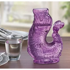 Cilio Nemo karaf 1 liter glas lila