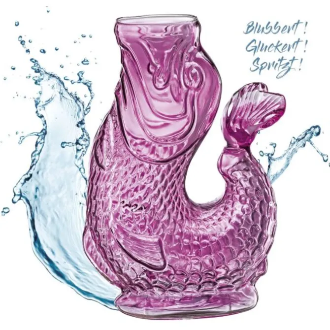 Cilio Nemo karaf 1 liter glas lila