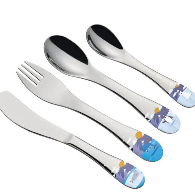Cilio Seaworld kinderbestek rvs 4-delig