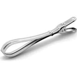 Clippe Accio ijsblokjestang met klem 14,7 cm rvs