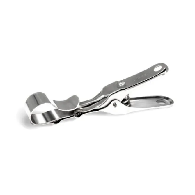 Clippe Keys sleutelhanger met klem 8,1 cm rvs